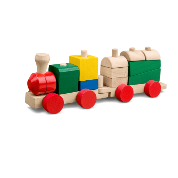 trenino in legno